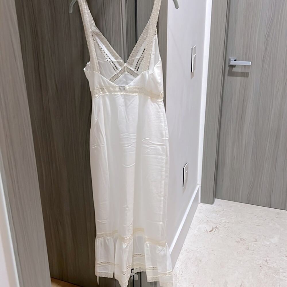 NWT REVOLVE RUMORED Rosita 100% cotton crochet lace slip dress US 8 - Picture 8 of 11